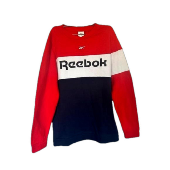 Reebok tell  Fleece Cree Sweater Size Large Men - Picture 1 of 3